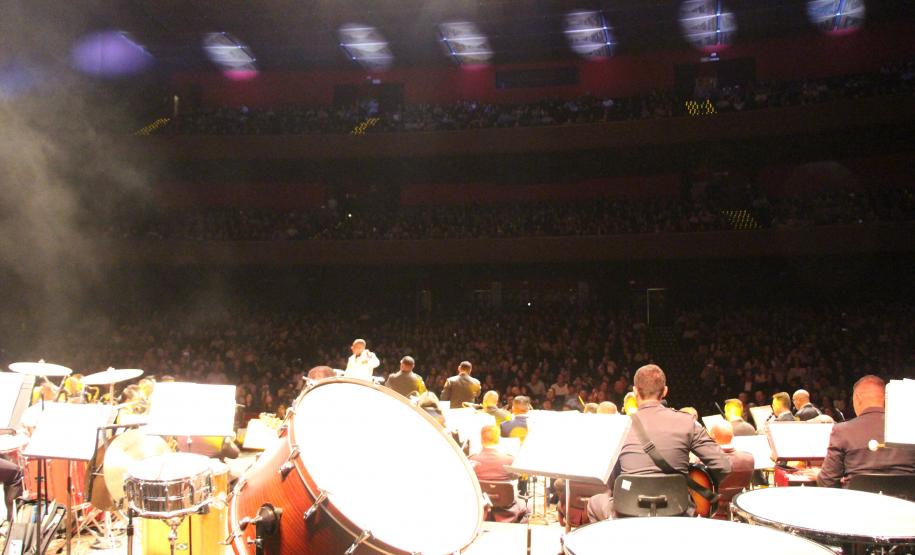 O concerto foi celebração uma especial em homenagem ao 170 anos da PMPR