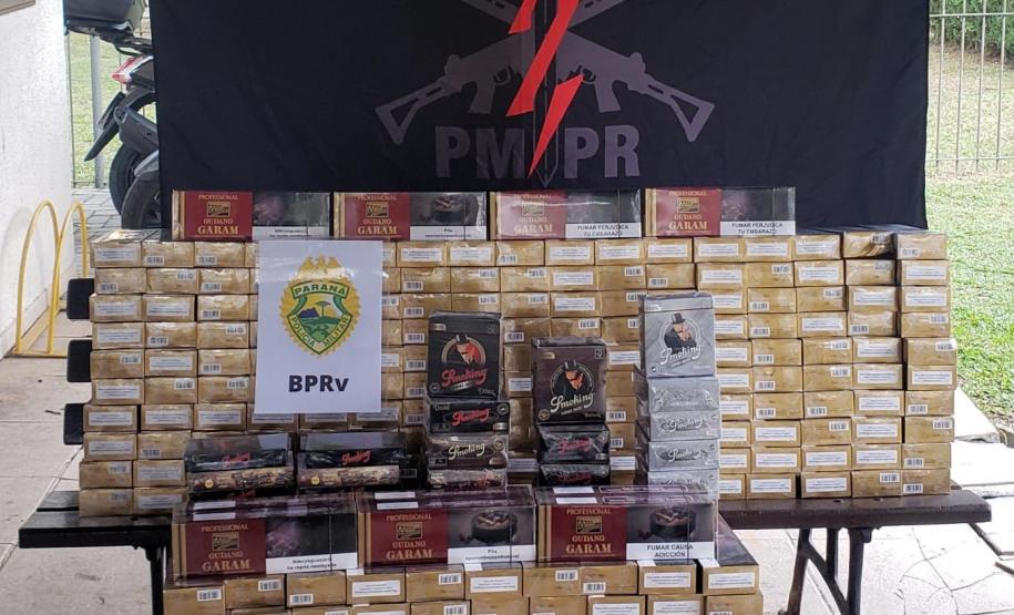 Batalhão de Polícia Rodoviária (BPRv), realizou grandes apreensões de drogas e mercadorias ilícitas por todo o estado do Paraná