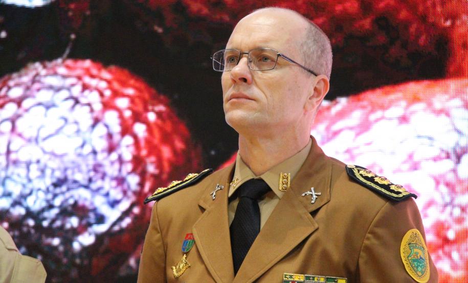 O Coronel André Cristiano Dorecki, que estava à frente do 3º CRPM, transmitiu oficialmente o comando ao Tenente-Coronel Carlos Alberto Rocha