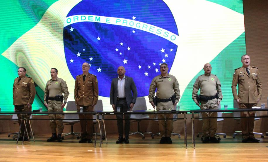 O Coronel André Cristiano Dorecki, que estava à frente do 3º CRPM, transmitiu oficialmente o comando ao Tenente-Coronel Carlos Alberto Rocha