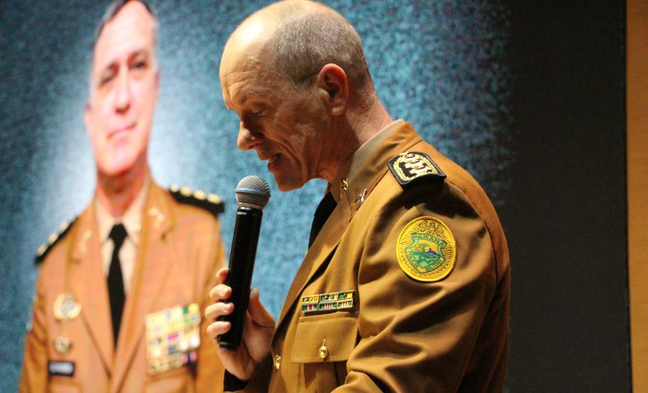 O Coronel André Cristiano Dorecki, que estava à frente do 3º CRPM, transmitiu oficialmente o comando ao Tenente-Coronel Carlos Alberto Rocha