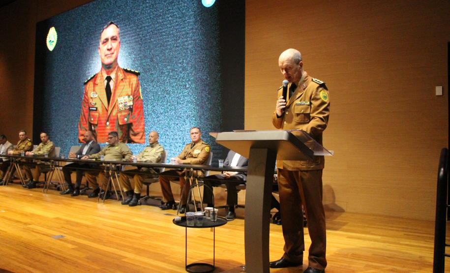 O Coronel André Cristiano Dorecki, que estava à frente do 3º CRPM, transmitiu oficialmente o comando ao Tenente-Coronel Carlos Alberto Rocha