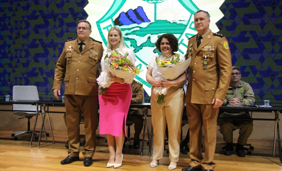 O Coronel André Cristiano Dorecki, que estava à frente do 3º CRPM, transmitiu oficialmente o comando ao Tenente-Coronel Carlos Alberto Rocha