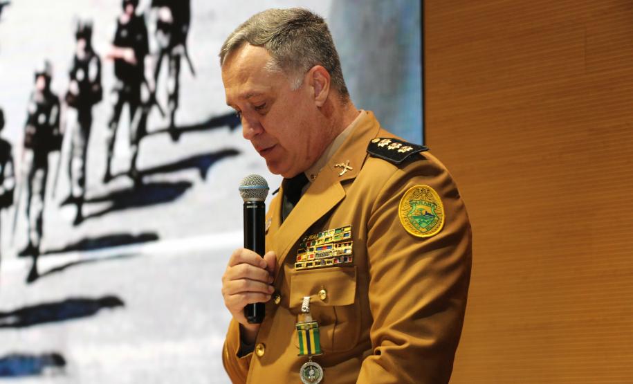 O Coronel André Cristiano Dorecki, que estava à frente do 3º CRPM, transmitiu oficialmente o comando ao Tenente-Coronel Carlos Alberto Rocha
