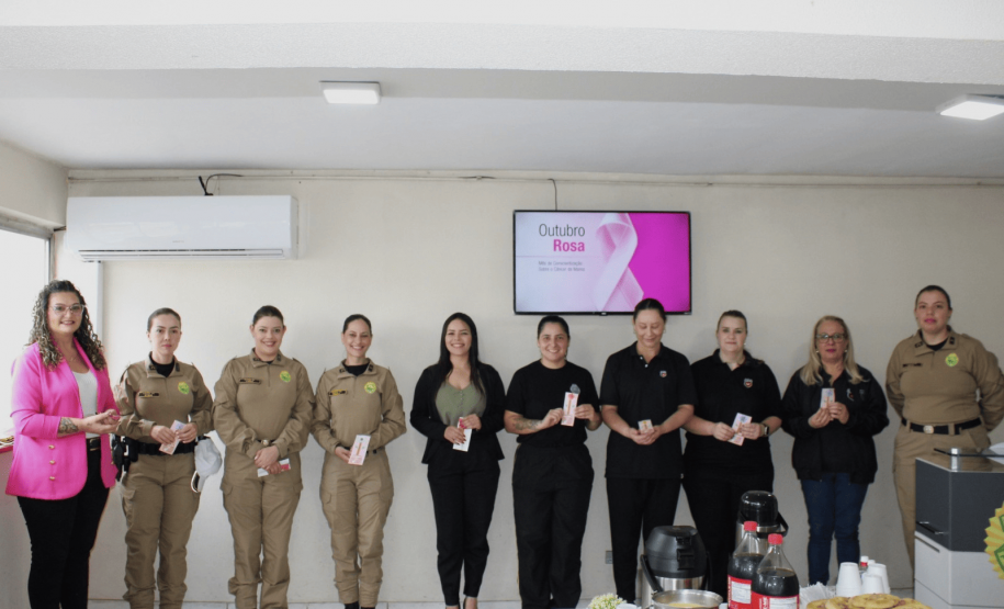 Café Outubro Rosa do BPTran