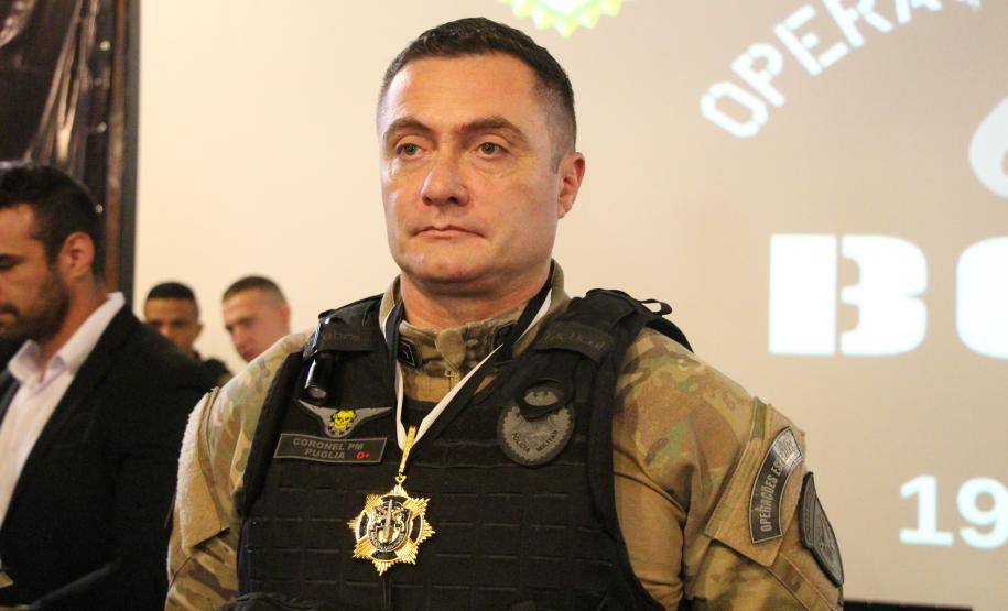Durante o evento ocorreram homenagens, entrega de certificados e medalhas a policiais que se destacaram ao longo dos anos
