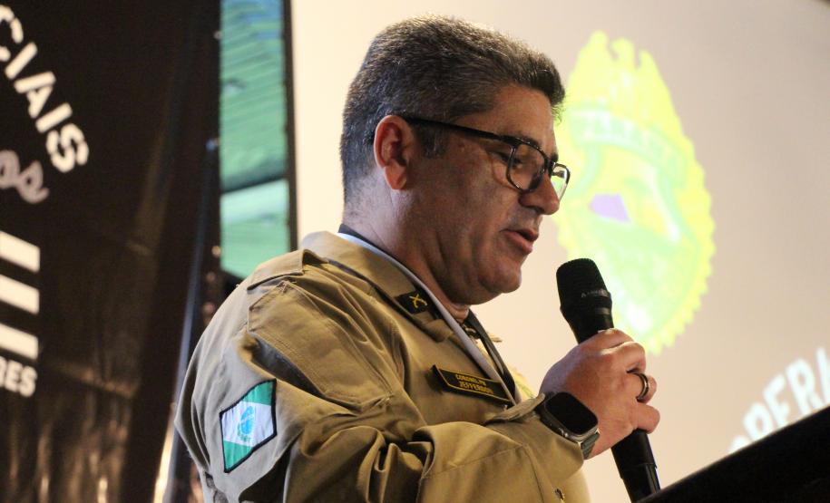 Durante o evento ocorreram homenagens, entrega de certificados e medalhas a policiais que se destacaram ao longo dos anos