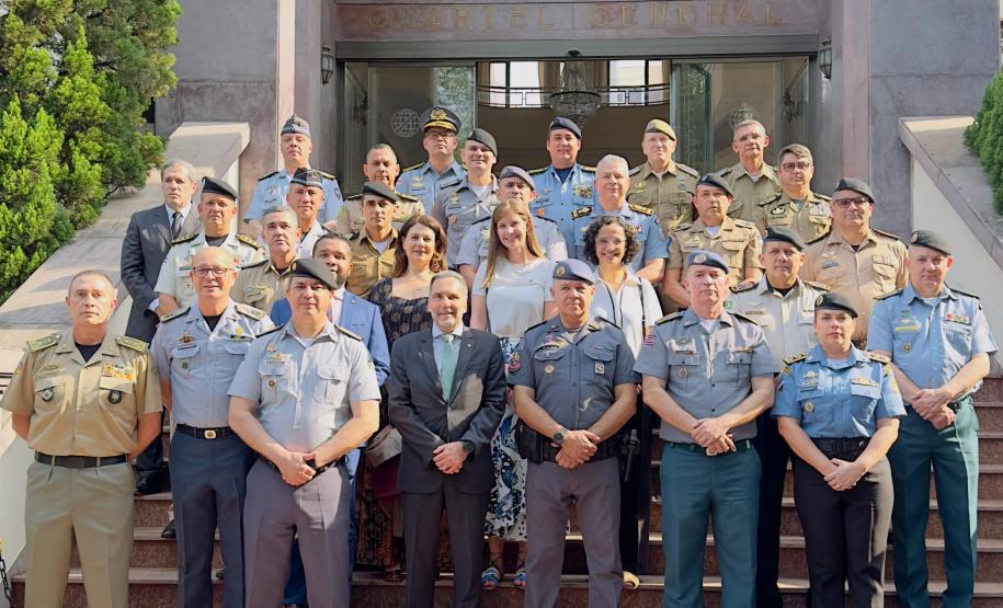 A Polícia Militar do Paraná (PMPR) esteve representada no Encontro de Comandantes Gerais das Polícias Militares do Brasil