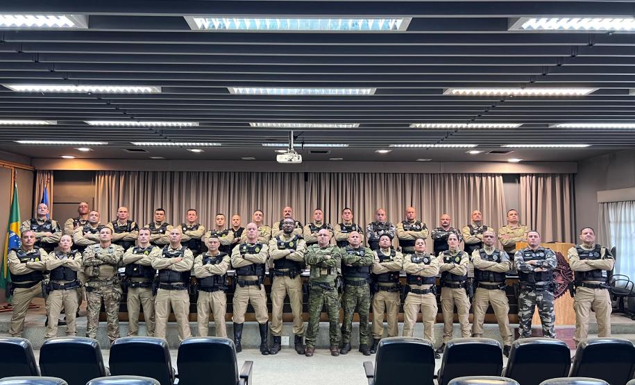 Formatura do Curso de Capacitação em Instrutor de Defesa Pessoal Policial marca fortalecimento da doutrina na PMPR