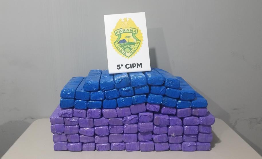 Polícia Militar do Paraná apreende 56kg de maconha em Cianorte