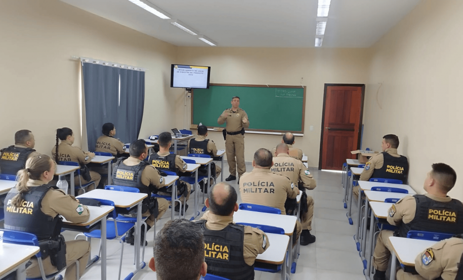 Instruções sobre Atendimento a Sinistros de Trânsito São Ministradas pelo BPTran em Paranaguá