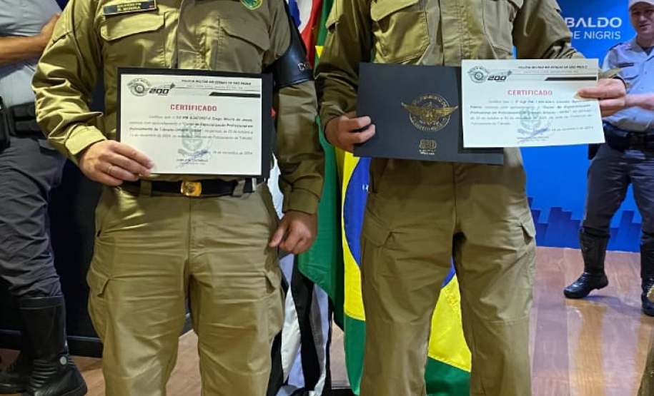 Policiais do BPTran Participam do Curso de Especialização em Policiamento de Trânsito Urbano em São Paulo