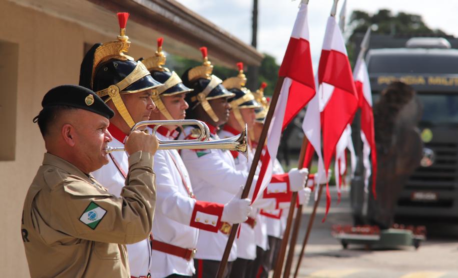 solenidade que marcou a conclusão do Curso de Policiamento Montado (CPMon)