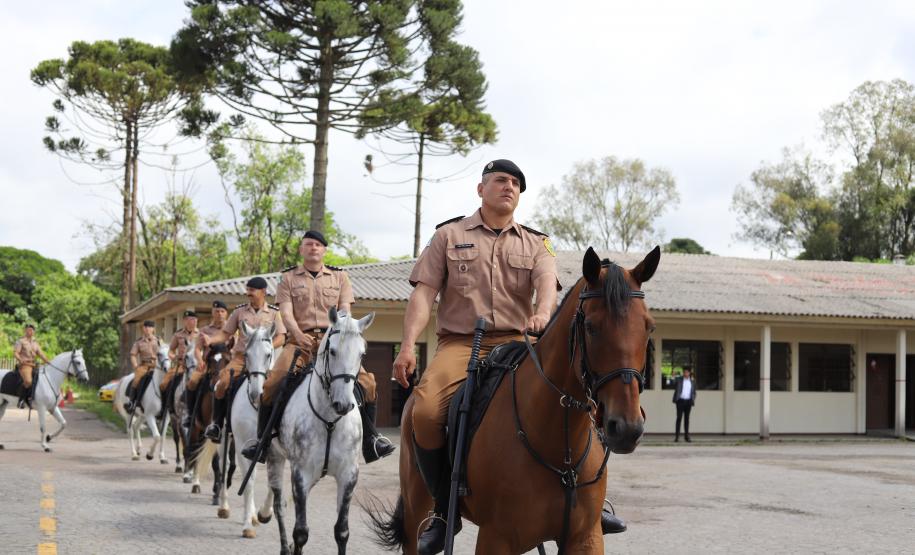 solenidade que marcou a conclusão do Curso de Policiamento Montado (CPMon)