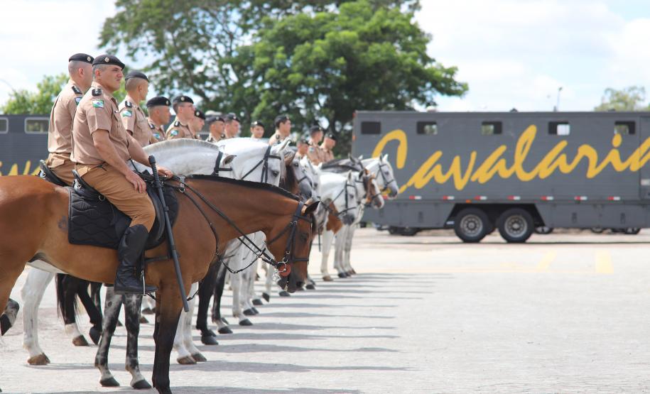 solenidade que marcou a conclusão do Curso de Policiamento Montado (CPMon)