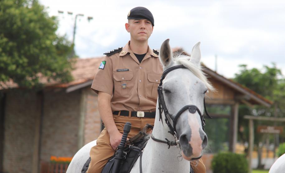 solenidade que marcou a conclusão do Curso de Policiamento Montado (CPMon)