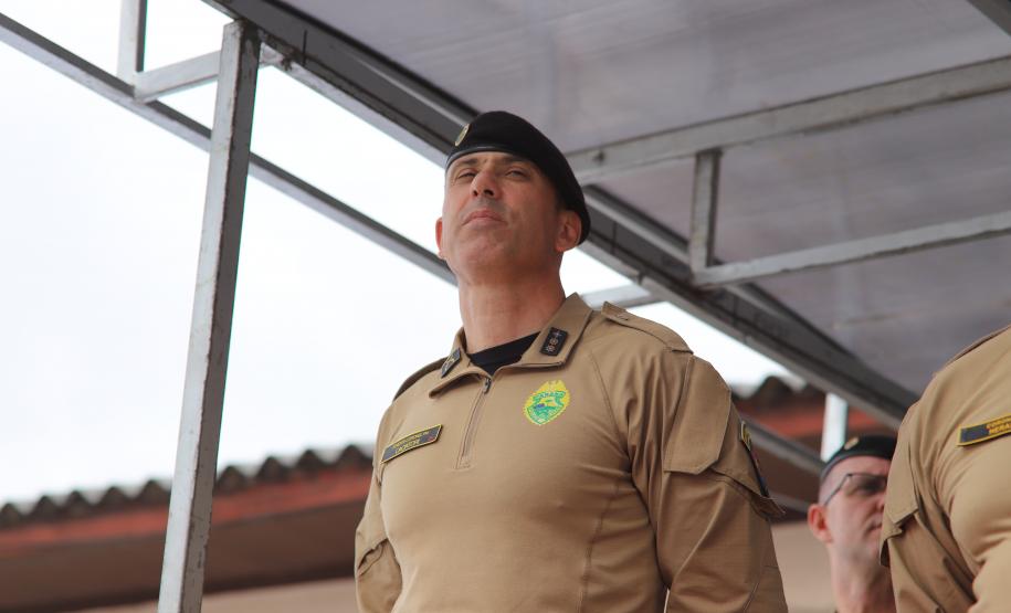 solenidade que marcou a conclusão do Curso de Policiamento Montado (CPMon)