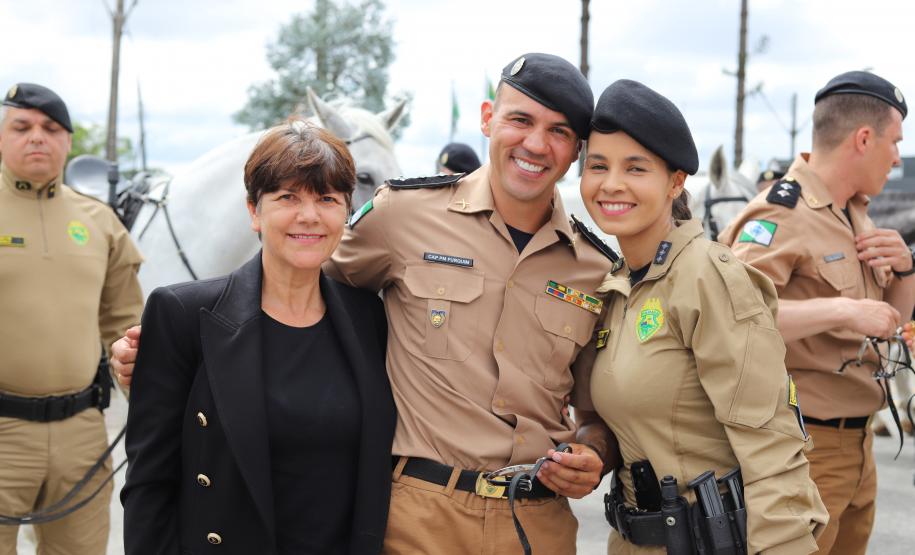 solenidade que marcou a conclusão do Curso de Policiamento Montado (CPMon)