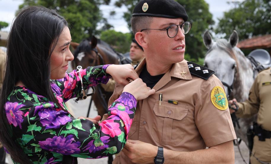 solenidade que marcou a conclusão do Curso de Policiamento Montado (CPMon)