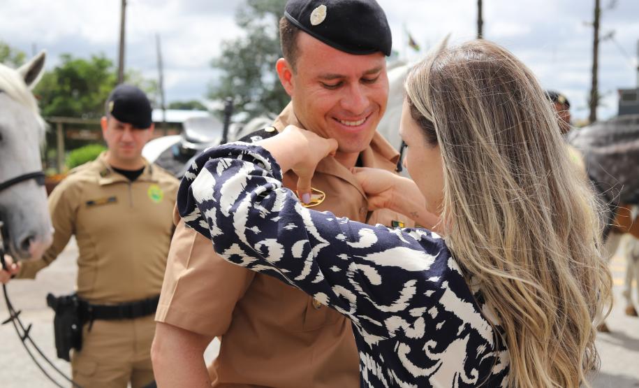 solenidade que marcou a conclusão do Curso de Policiamento Montado (CPMon)