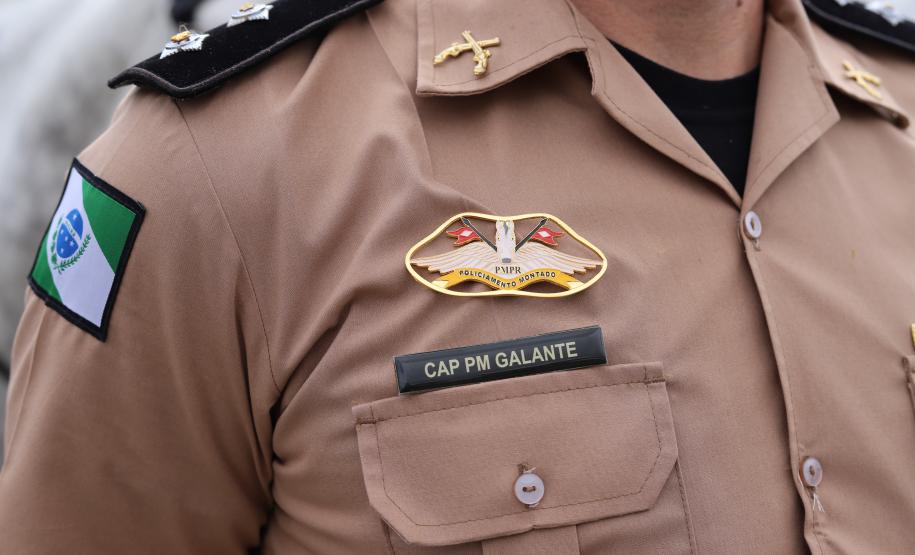 solenidade que marcou a conclusão do Curso de Policiamento Montado (CPMon)