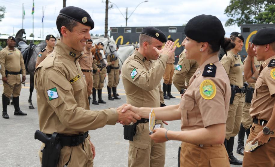 solenidade que marcou a conclusão do Curso de Policiamento Montado (CPMon)