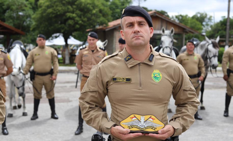solenidade que marcou a conclusão do Curso de Policiamento Montado (CPMon)