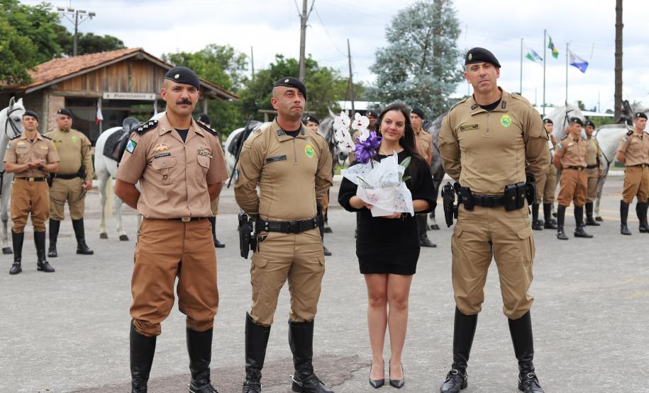 solenidade que marcou a conclusão do Curso de Policiamento Montado (CPMon)