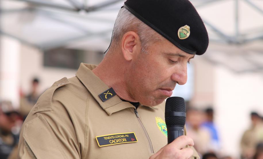 solenidade que marcou a conclusão do Curso de Policiamento Montado (CPMon)