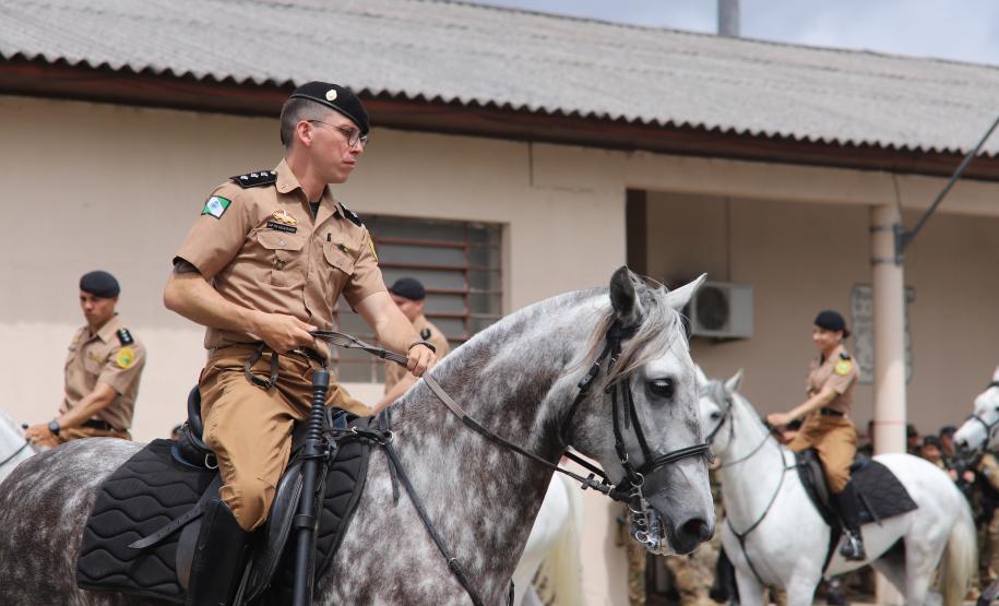 solenidade que marcou a conclusão do Curso de Policiamento Montado (CPMon)