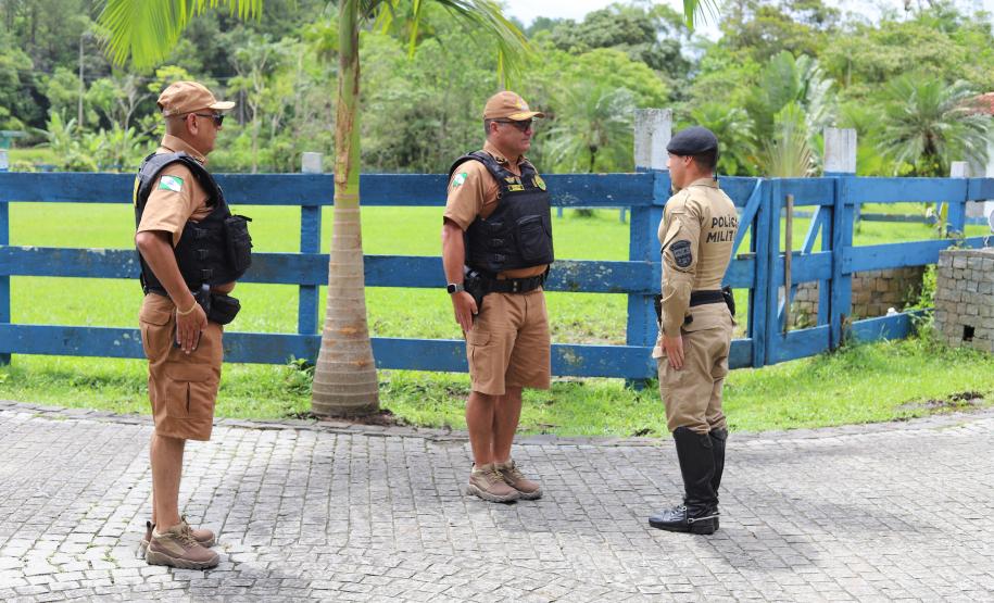 O coronel Jefferson Silva, acompanhado pelo Chefe do Estado-Maior, coronel Paulo Roberto Lima, realizaram encontros para acompanhar de perto as atividades