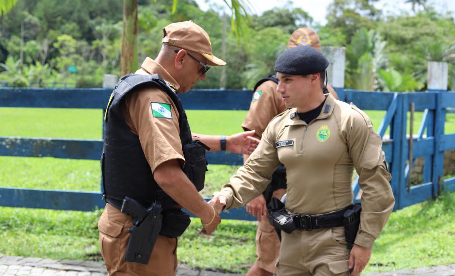 O coronel Jefferson Silva, acompanhado pelo Chefe do Estado-Maior, coronel Paulo Roberto Lima, realizaram encontros para acompanhar de perto as atividades
