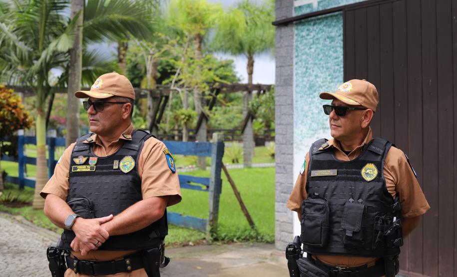 O coronel Jefferson Silva, acompanhado pelo Chefe do Estado-Maior, coronel Paulo Roberto Lima, realizaram encontros para acompanhar de perto as atividades