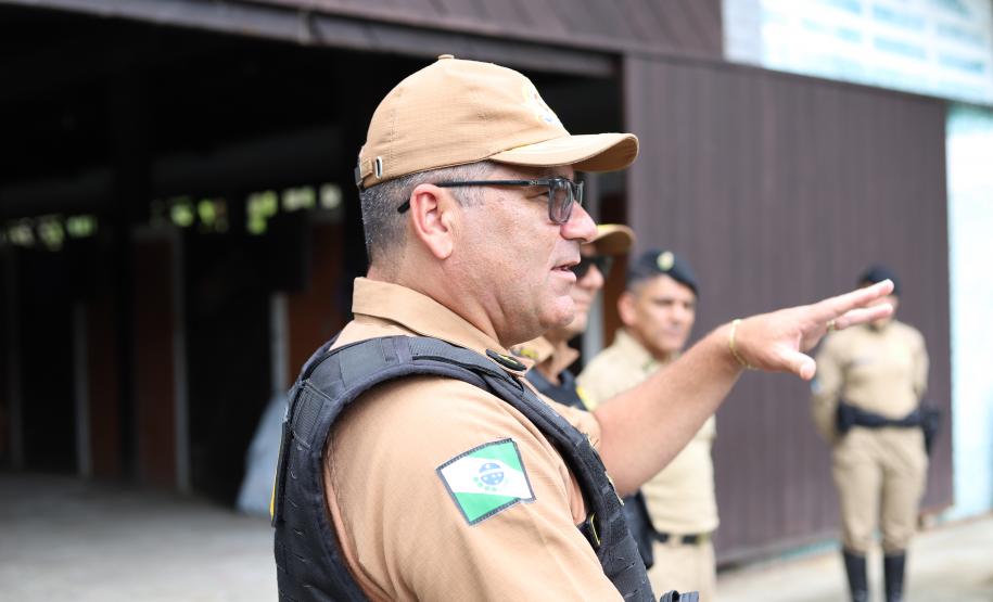 O coronel Jefferson Silva, acompanhado pelo Chefe do Estado-Maior, coronel Paulo Roberto Lima, realizaram encontros para acompanhar de perto as atividades