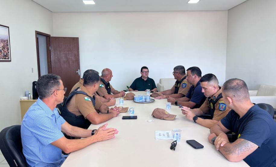 PMPR e Prefeitura de Guaratuba realizam reunião de alinhamento operacional