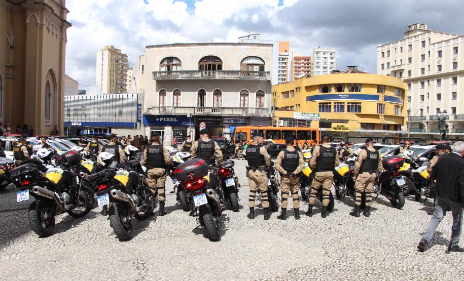 Polícia Militar do Paraná apresenta primeiros resultados de operação preventiva na região central