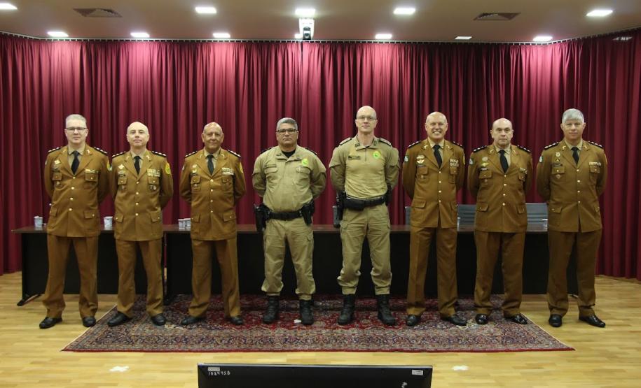 Polícia Militar do Paraná realiza cerimônia que marca a renovação de cinco diretorias da corporação