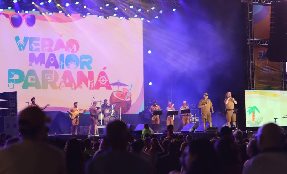 Polícia Militar do Paraná garante a segurança no penúltimo fim de semana de shows do Verão Maior