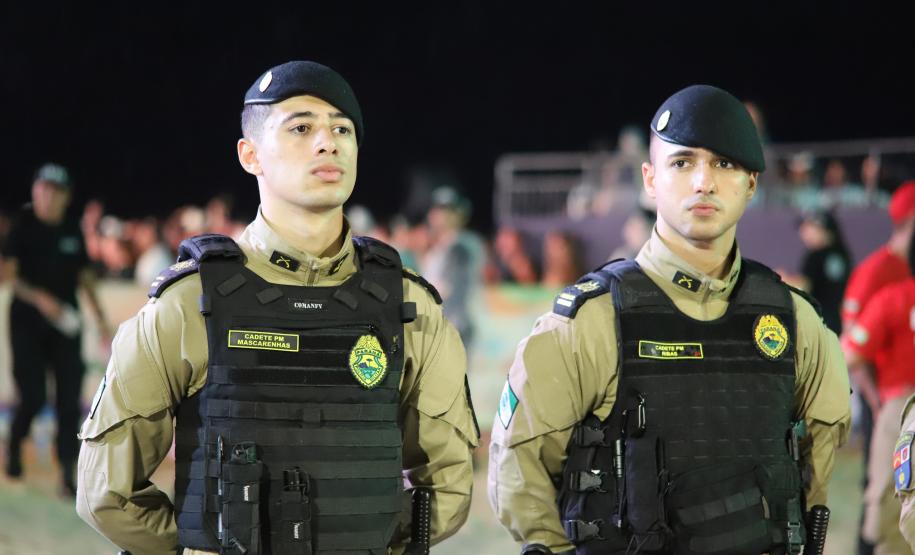 Polícia Militar do Paraná garante a segurança no penúltimo fim de semana de shows do Verão Maior
