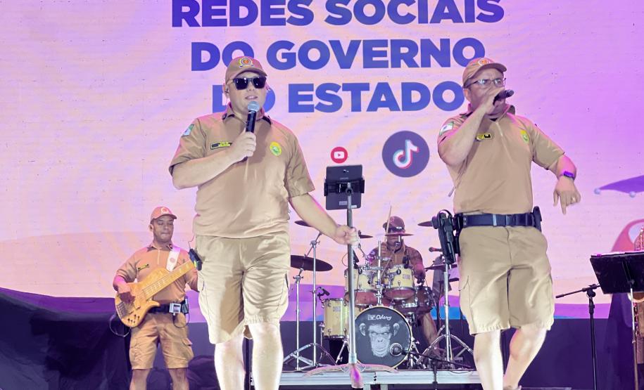 Polícia Militar do Paraná garante a segurança no penúltimo fim de semana de shows do Verão Maior