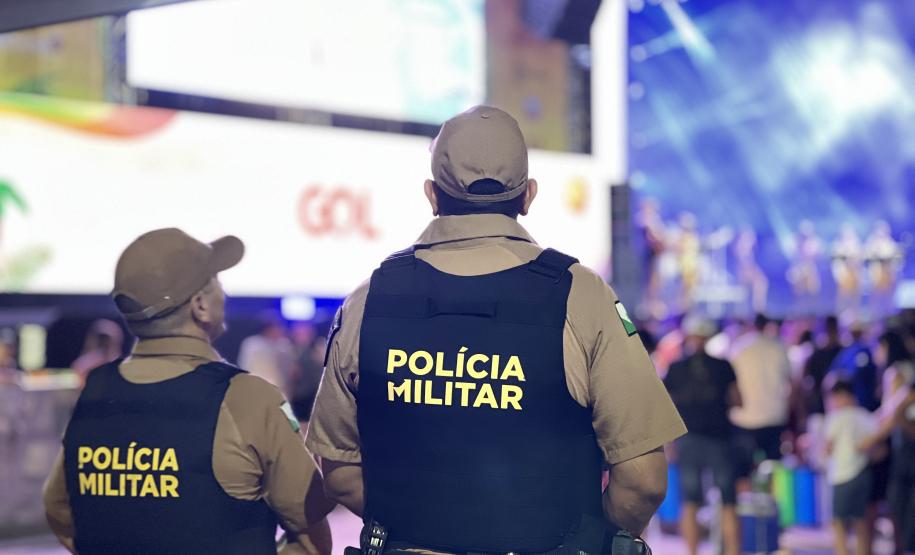 Polícia Militar do Paraná garante a segurança no penúltimo fim de semana de shows do Verão Maior