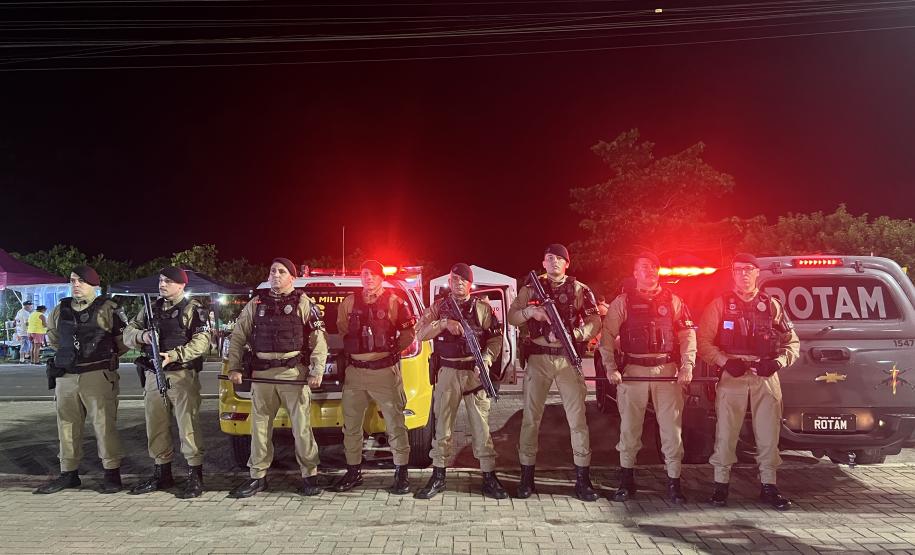 Polícia Militar do Paraná garante a segurança no penúltimo fim de semana de shows do Verão Maior