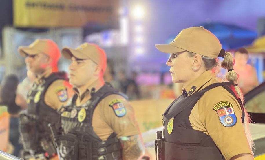Polícia Militar do Paraná garante a segurança no penúltimo fim de semana de shows do Verão Maior