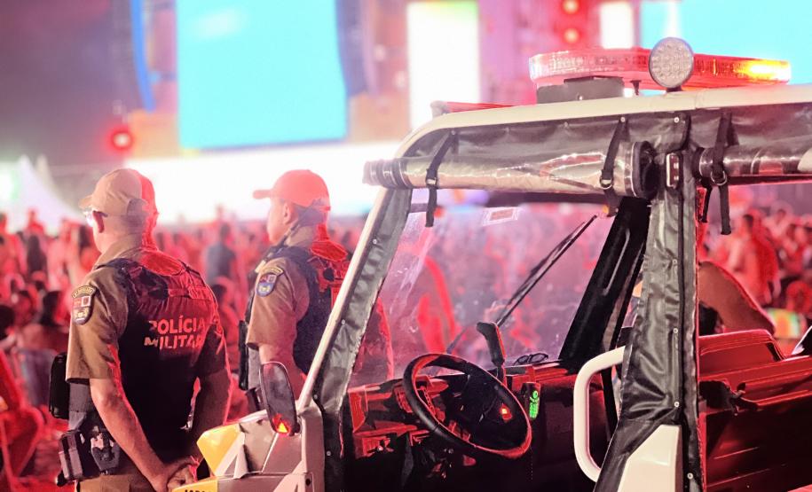 Polícia Militar do Paraná garante a segurança no penúltimo fim de semana de shows do Verão Maior