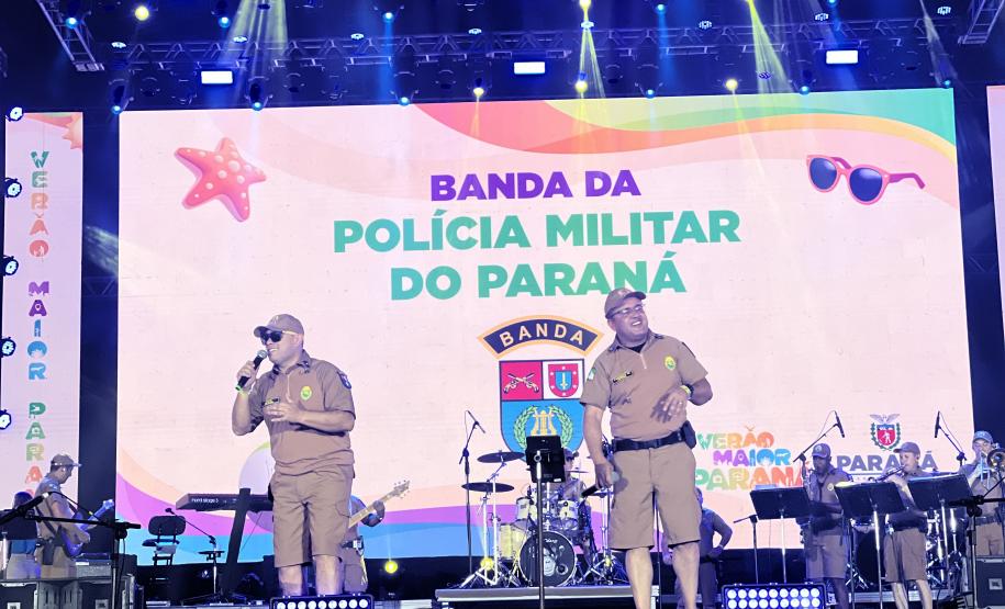 Polícia Militar do Paraná garante a segurança no penúltimo fim de semana de shows do Verão Maior