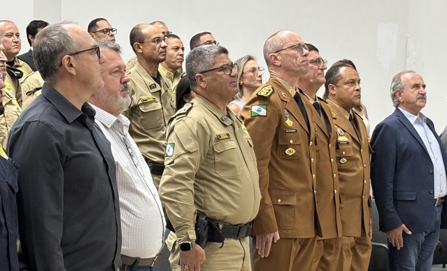 Solenidade de entrega de comando do 5º Comando Regional de Polícia Militar da PMPR