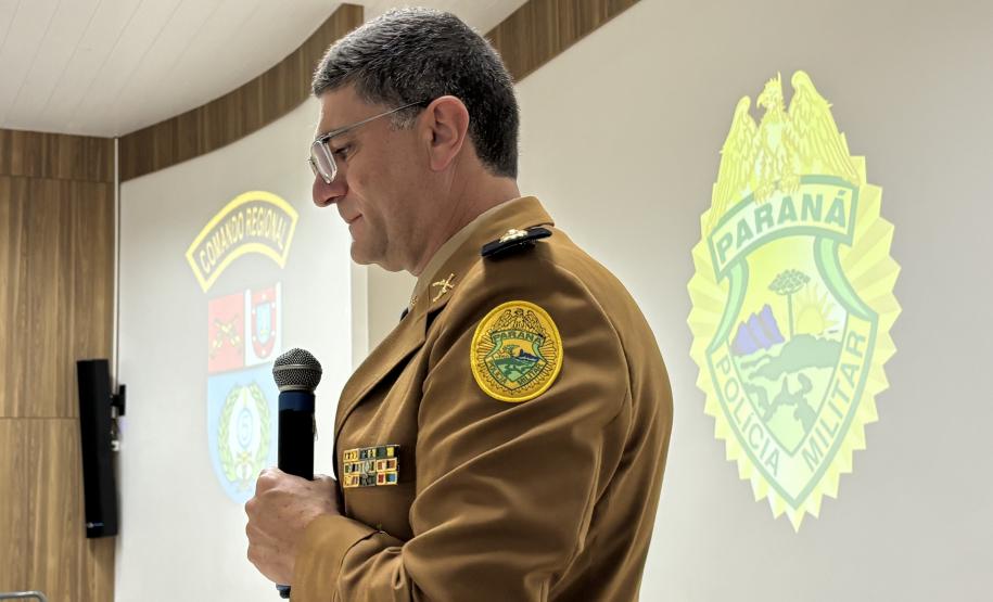 Solenidade de entrega de comando do 5º Comando Regional de Polícia Militar da PMPR