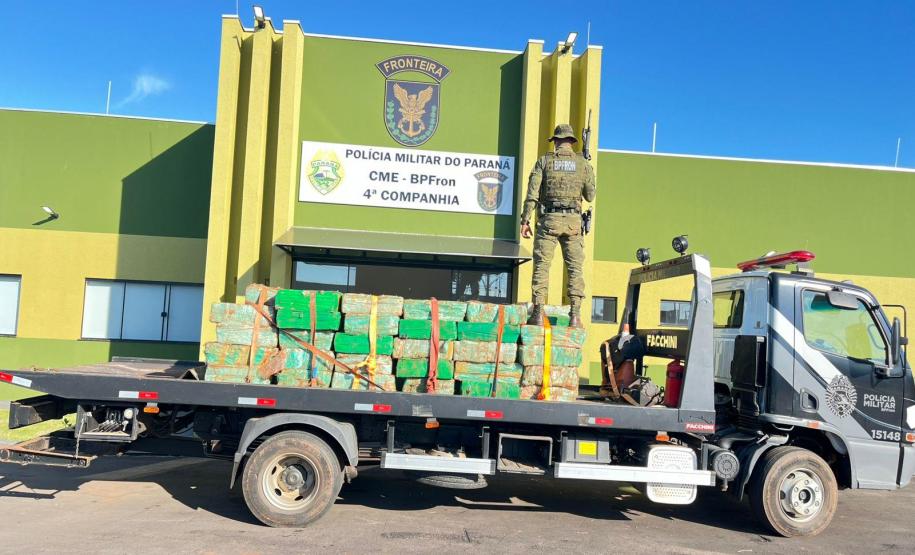 Polícia Militar do Paraná realiza apreensão de mais de meia tonelada de crack, na região noroeste do estado