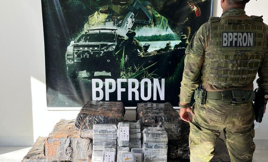 Polícia Militar do Paraná realiza apreensão de mais de meia tonelada de crack, na região noroeste do estado