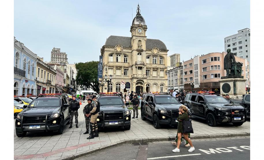 Em Curitiba, PMPR participa do lançamento da Operação Integrada Centro Seguro